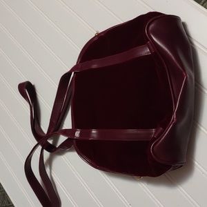 Tiannl Red Velvet Shoulder Bag